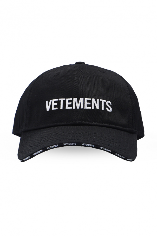 Vetements キャップ VETEMENTS Black Oval Logo Cap Vetements